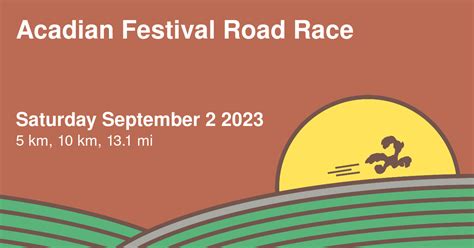 Acadian Festival Road Race 2023