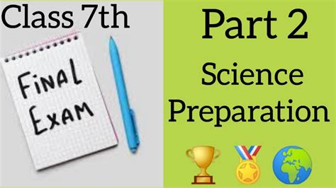 Science Final Exams Preparation Class Part Youtube