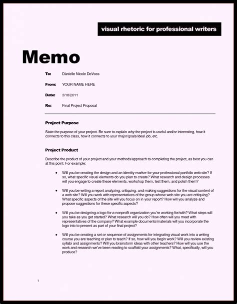 50 Example Of A Short Memo Ufreeonline Template