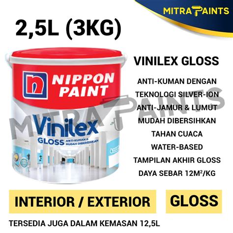 Jual Cat Tembok Eksterior Interior Nippon Paint White Lilac Np Ow