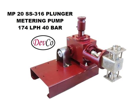 Pompa Dosing Ss Plunger Metering Pump Lph Bar