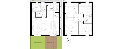 Plan maison T5 de 102 51 m² neuve à Cherbourg Octeville résidence