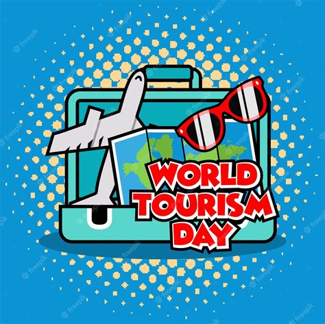 Premium Vector International World Tourism Day Background Illustration