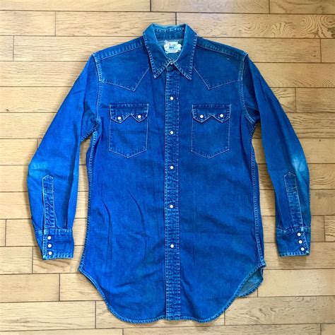 【中古】リーバイス ショートホーン デニムシャツ M ヴィンテージ 50s オリジナル Levis Denim ビンテージ の落札情報詳細