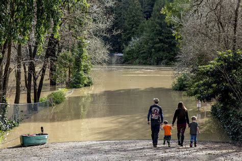 Russian River is above flood stage and still rising - SFGate