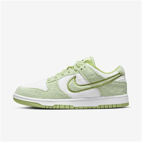 Womens Nike Dunk Low Se Honeydew Fleece Pack Dq7579 300 More Sneakers