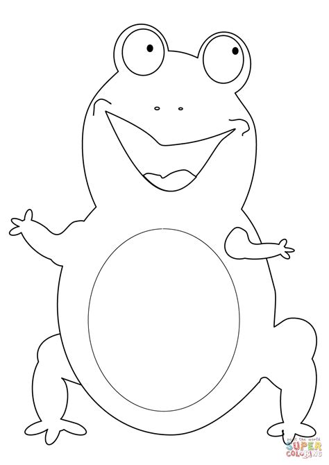 Cartoon Frog Coloring Page Free Printable Coloring Pages