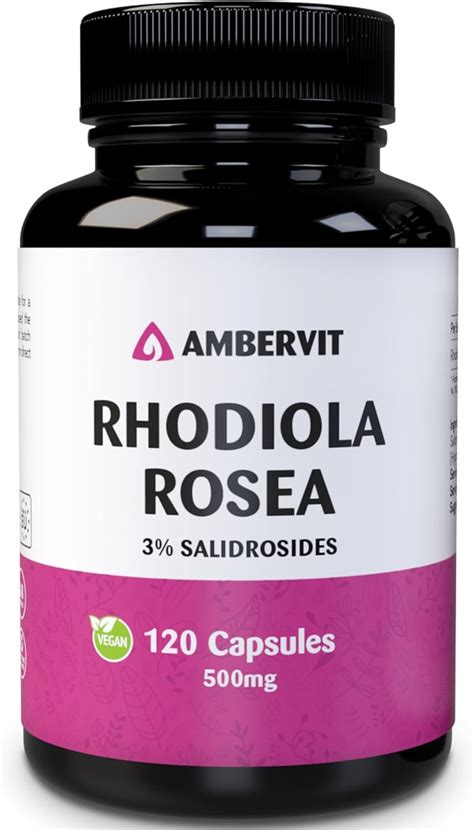 Rhodiola Rosea Capsules High Strength 500mg 120 Capsules 3