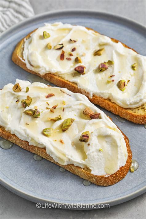Ricotta Toast Life With Ayla Rianne