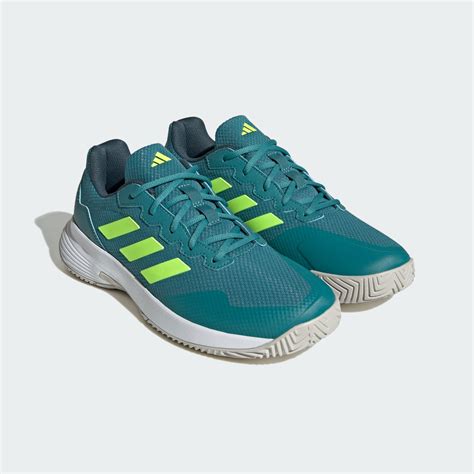 Adidas Gamecourt 20 Tennis Shoes Turquoise Adidas Lk