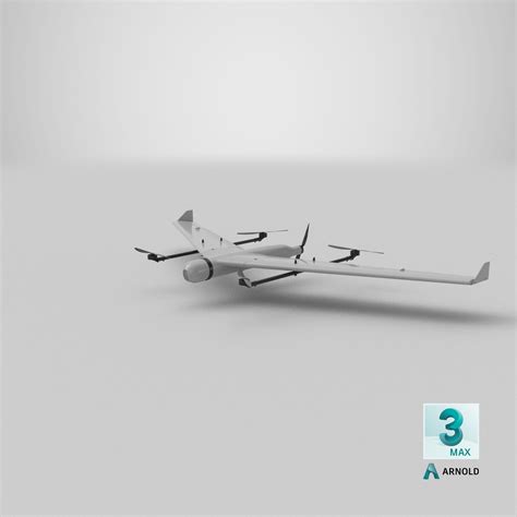 Unmanned Aerial Vehicle ZALA VTOL 3D Model 79 Gltf Obj Ma Max