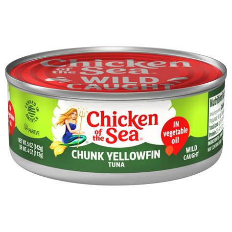 Save On Chicken Of The Sea Chunk Yellowfin Tuna In Vegetable Oil Order