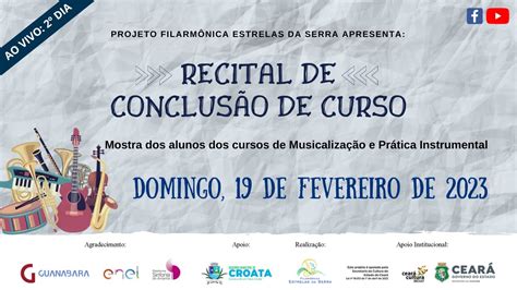 Recital De Conclus O De Curso Segundo Dia Youtube