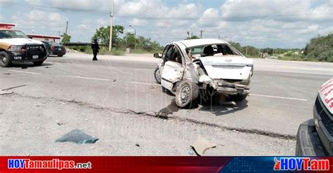 Hoy Tamaulipas Accidentes En Tamaulipas Tres Lesionados Dejo Choque En La Carretera Victoria