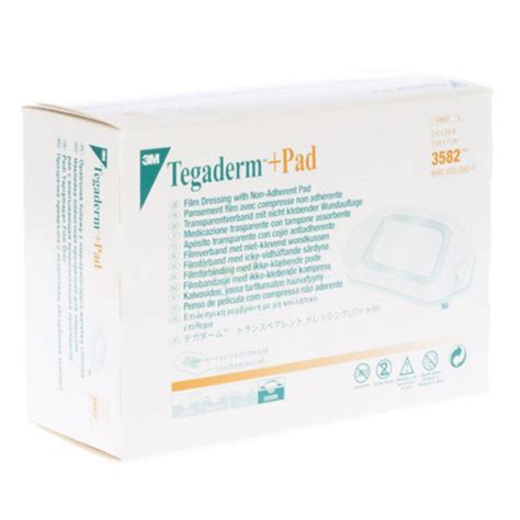 3m 3582 Tegaderm Pad Transparent Dressing 2 X 2 34 Vitality Medical