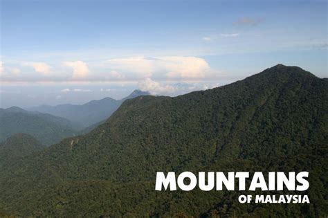 Mountains & Hills in Malaysia