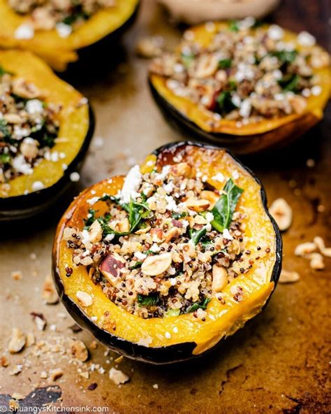 Quinoa Stuffed Acorn Squash Vegan Gluten Free Artofit