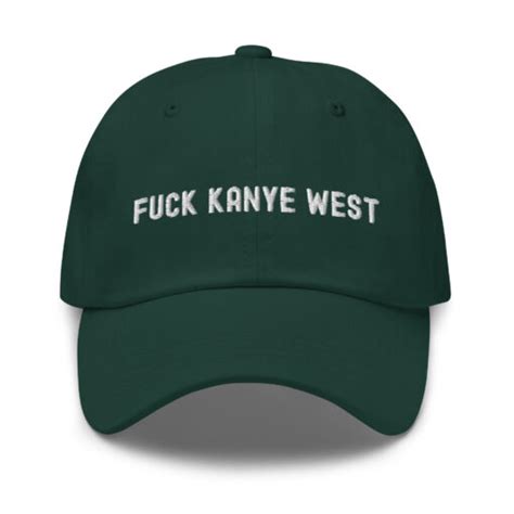 FUCK KANYE WEST Dad hat (Embroidered) - PYGear.com