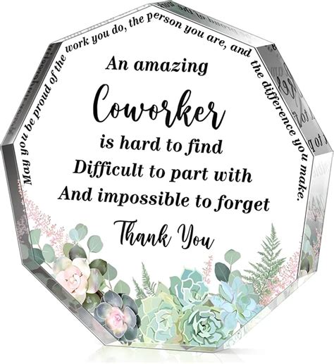 Amazon Yinder Thank You Gift For Women Acrylic Inspirational Gifts