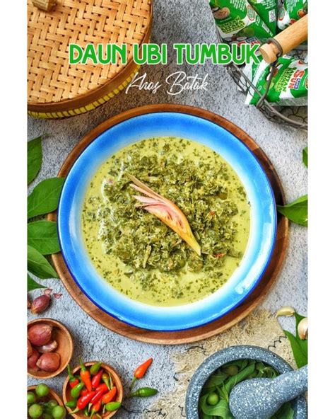 Resep Daun Ubi Tumbuk Khas Batak Dari Jeehan Kitchen