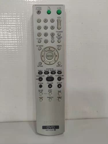 Controle Remoto Dvd Sony Rmt D175 Original Parcelamento Sem Juros