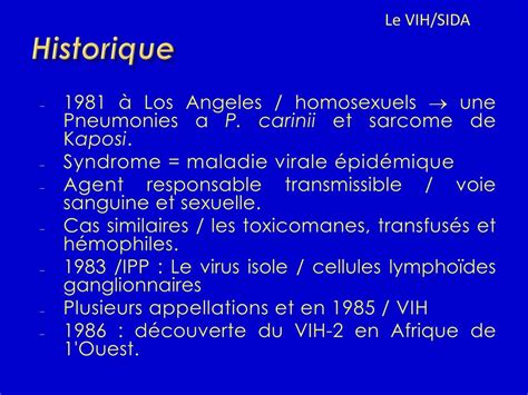 Ppt Le Virus De Limmunodéficience Humaine Le Vihsida Powerpoint