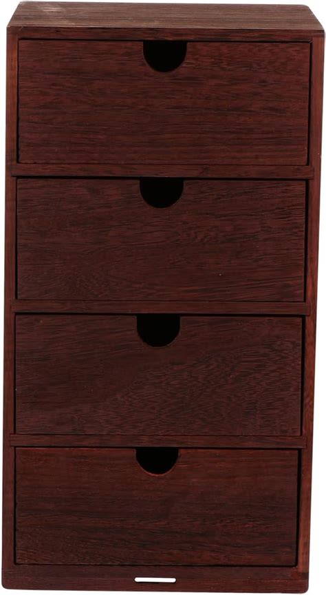 Amazon Villcase Pc Box Drawer Storage Box Wooden Mini Dresser