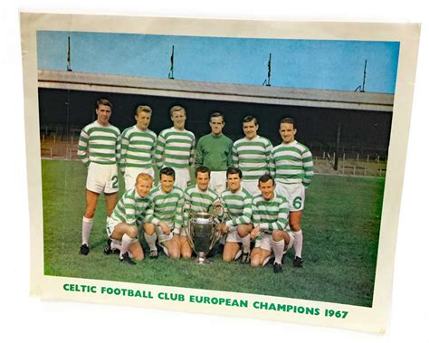 SIGNED CELTIC F.C. EUROPEAN CHAMPIONS - auctions & price archive