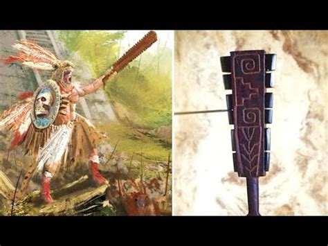 This Aztec Macuahuitl With Obsidian Blades Was So Sharp It Could Cut