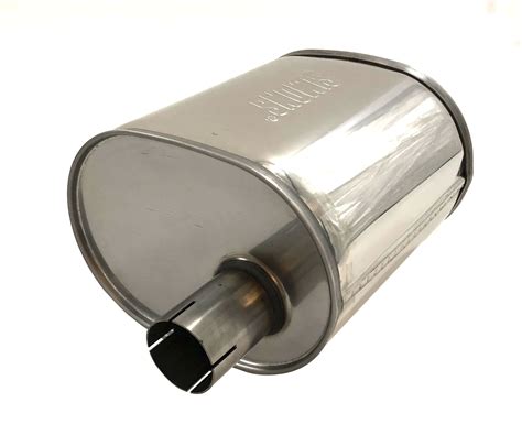 Jetex Exhausts Ltd Oval Silencer Box 2 Inch Stainless Steel H