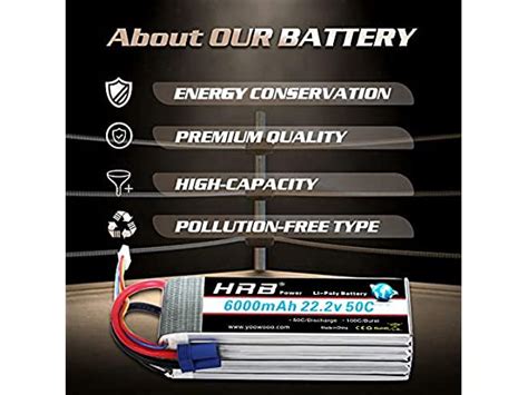 HRB 6S 6000mAh Lipo Battery