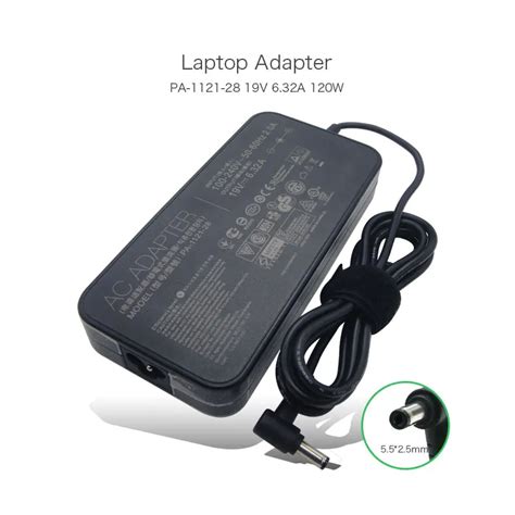 Slim 19V 6.32A 120W 5.5*2.5mm A15 120P1A ADP 120RH B PA 1121 28 AC ...