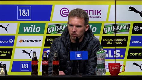 Video Julian Nagelsmann S Press Conference After Game At Borussia Dortmund