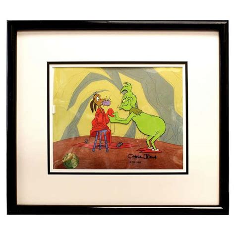 How The Grinch Stole Christmas Original 1966 Production Cel Seuss