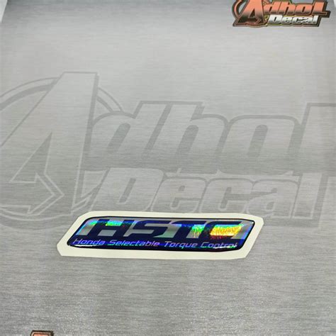 STIKER LOGO EMBLEM TIMBUL RESIN ELASTIS HOLOGRAM HSTC HONDA PCX 160