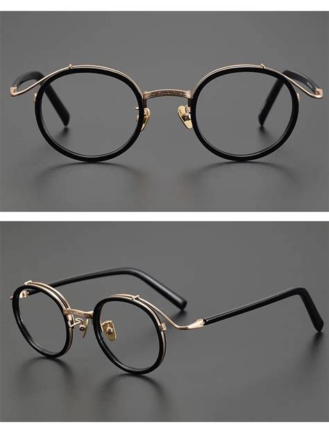 Hank Premium Series Vintage Acetate Round Glasses Frame Jollynova