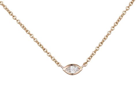 Rose Gold Diamond Necklace