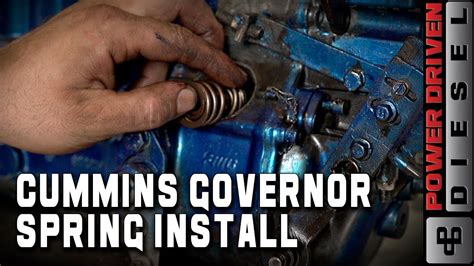 How To Install Governor Springs In A Cummins Power Driven Diesel