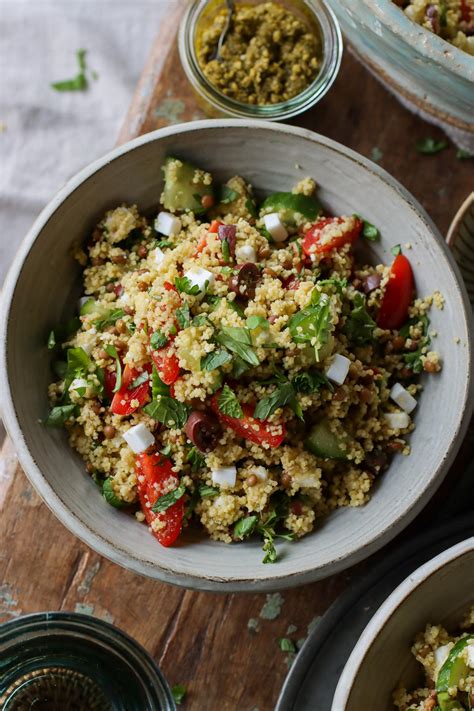 Quick Pesto Couscous Salad Pick Up Limes