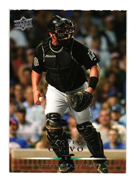 Upper Deck Series Baseball Card Miguel Olivo Florida Marlins