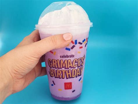 We Tried The Purple Grimace Milkshake From Mcdonalds And Still Cant