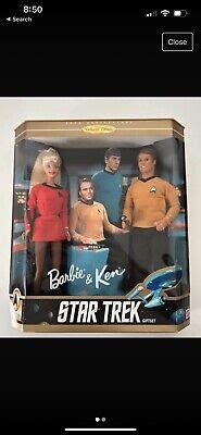 Barbie Ken Star Trek Th Anniversary Collectors Edition Giftset Nib