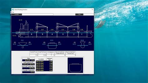 vessel air draft floating position youtube