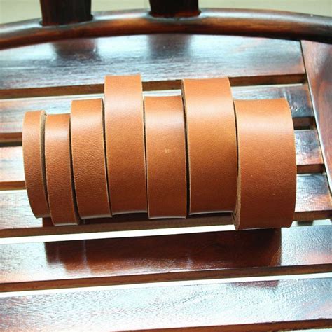 Quality Brown Fatty Vegetable Tanned Leather Jeans Belt Blank For