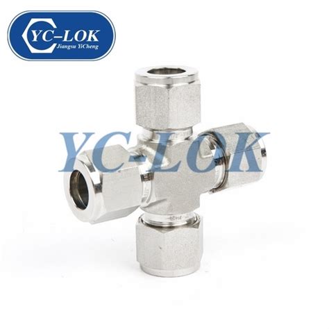 Swagelok Stainless Steel Double Ferrule Union Tee Tube Fittings At Best