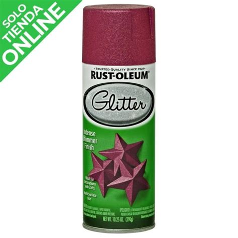 TUPI S A PINTURA AEROSOL BRILLANTINA 290G RUST OLEUM GLITER ROSA