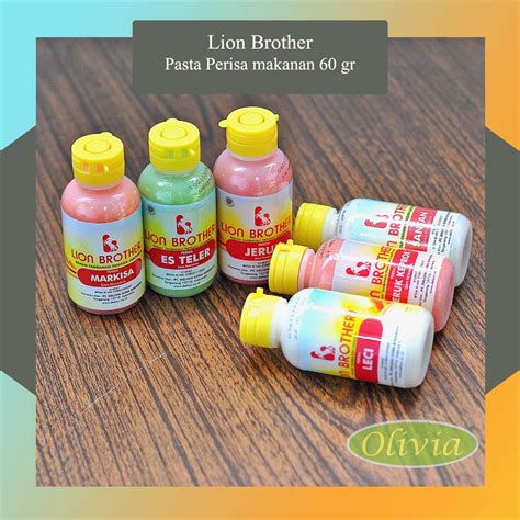 Jual Pasta Perisa Pewarna Makanan Lion Brothers G Varian Shopee