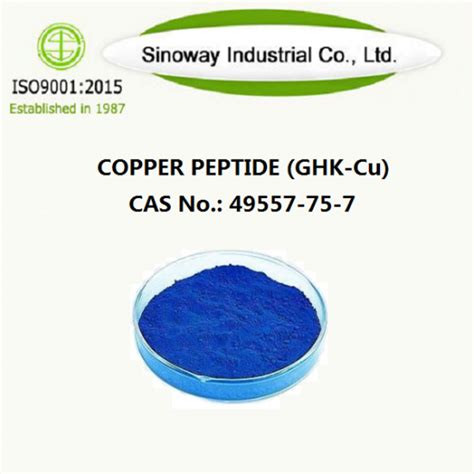 Buy High Quality 98 Up Copper Peptide Ghk Cu Powder Cas 49557 75 7