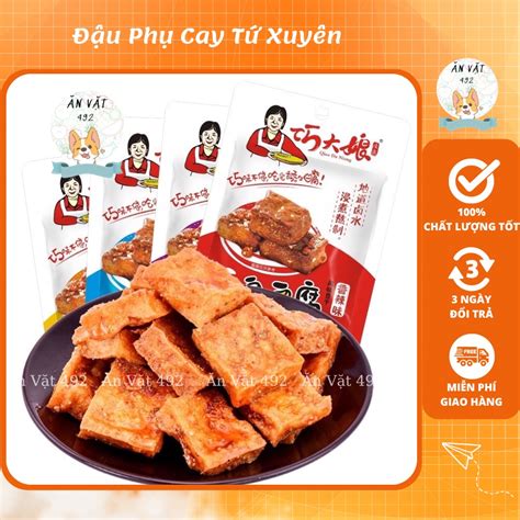 Đậu Phụ Cay Tứ Xuyên Ăn Vặt 492 Shopee Việt Nam