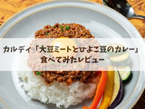 カルディ辛くてうまい「大豆ミートとひよこ豆のキーマカレー」 ハピいく♡